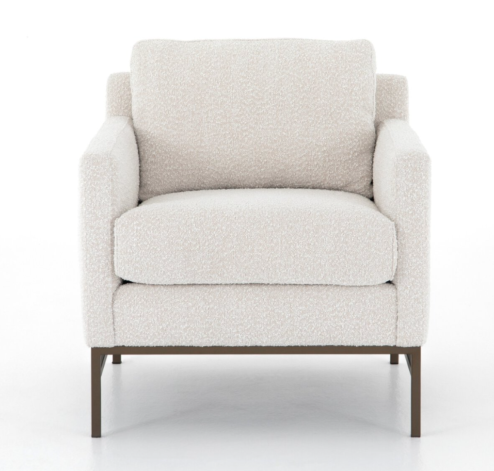 Vanna Boucle Accent Chair - Knoll Natural
