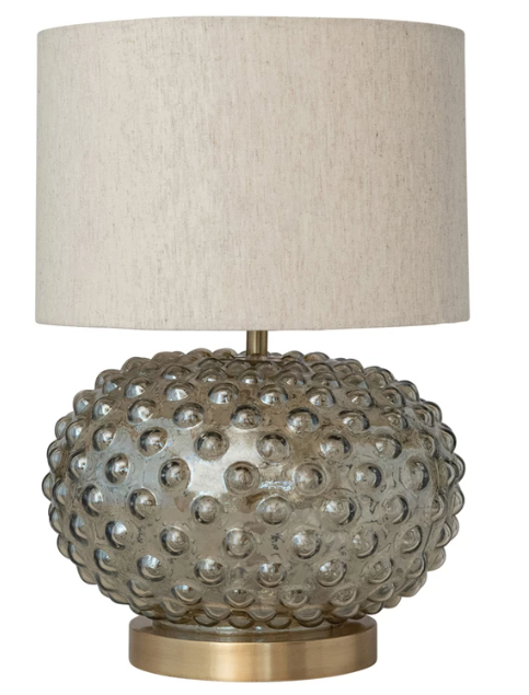 Glass Hobnail Table Lamp