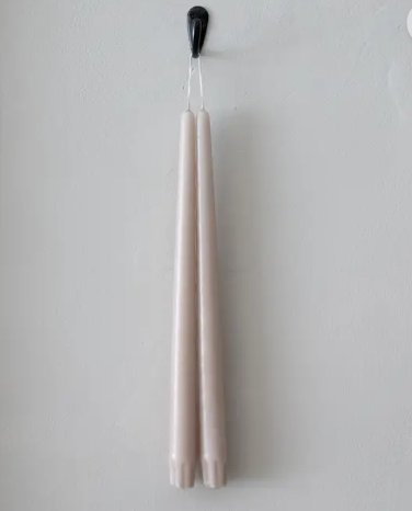 Oatmeal Taper Candles - SET OF 2