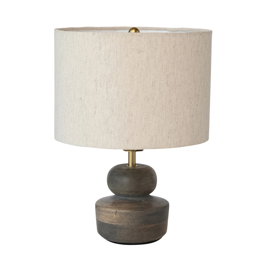 Mango Wood Table Lamp