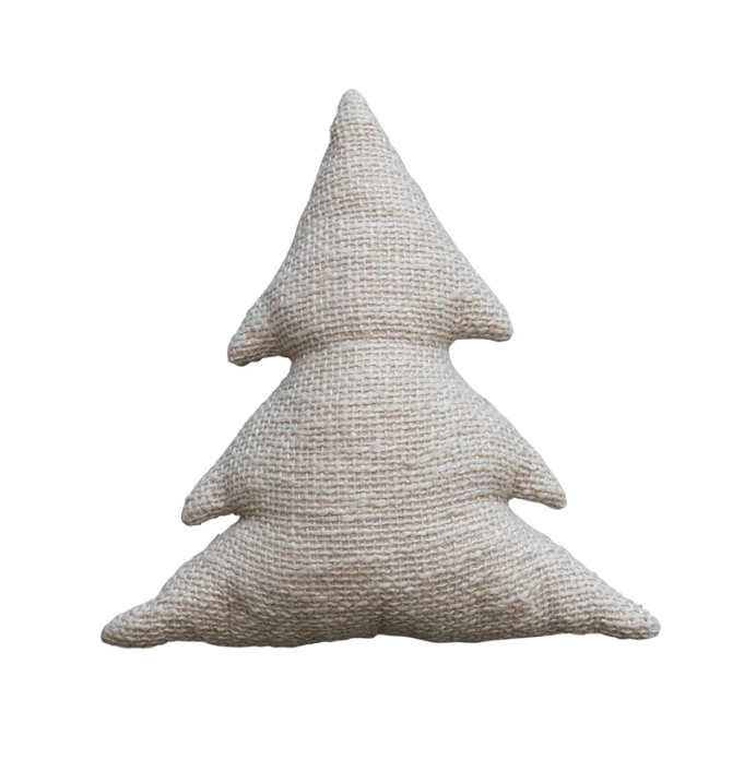 Woven Cotton Slub Tree Pillow