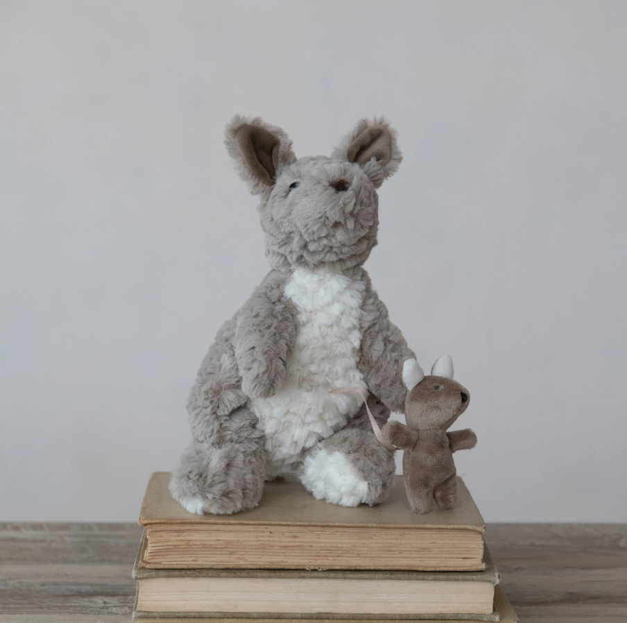Plush Kangaroo w/ Joey