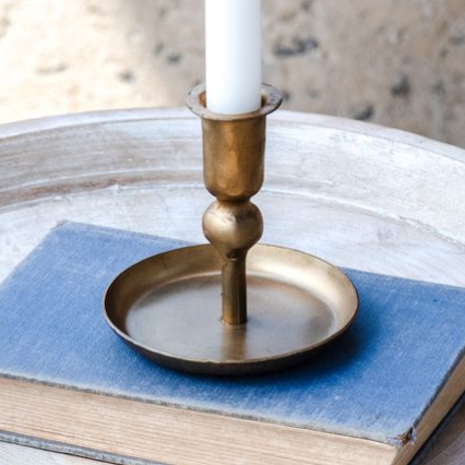 Mini Candle Holder w/ Plate