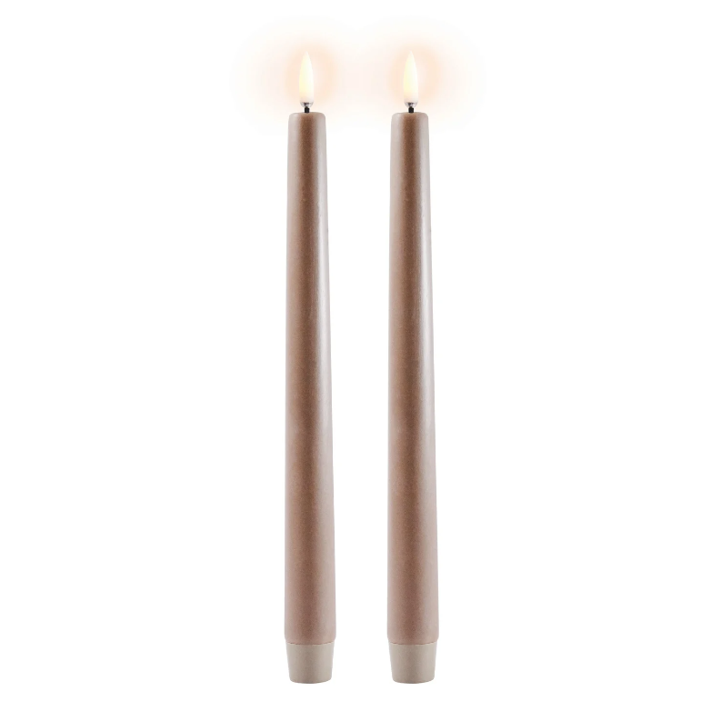 Sandstone - 10" LED Taper
