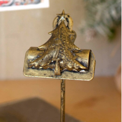 10" Christmas Tree Card Clip Stand