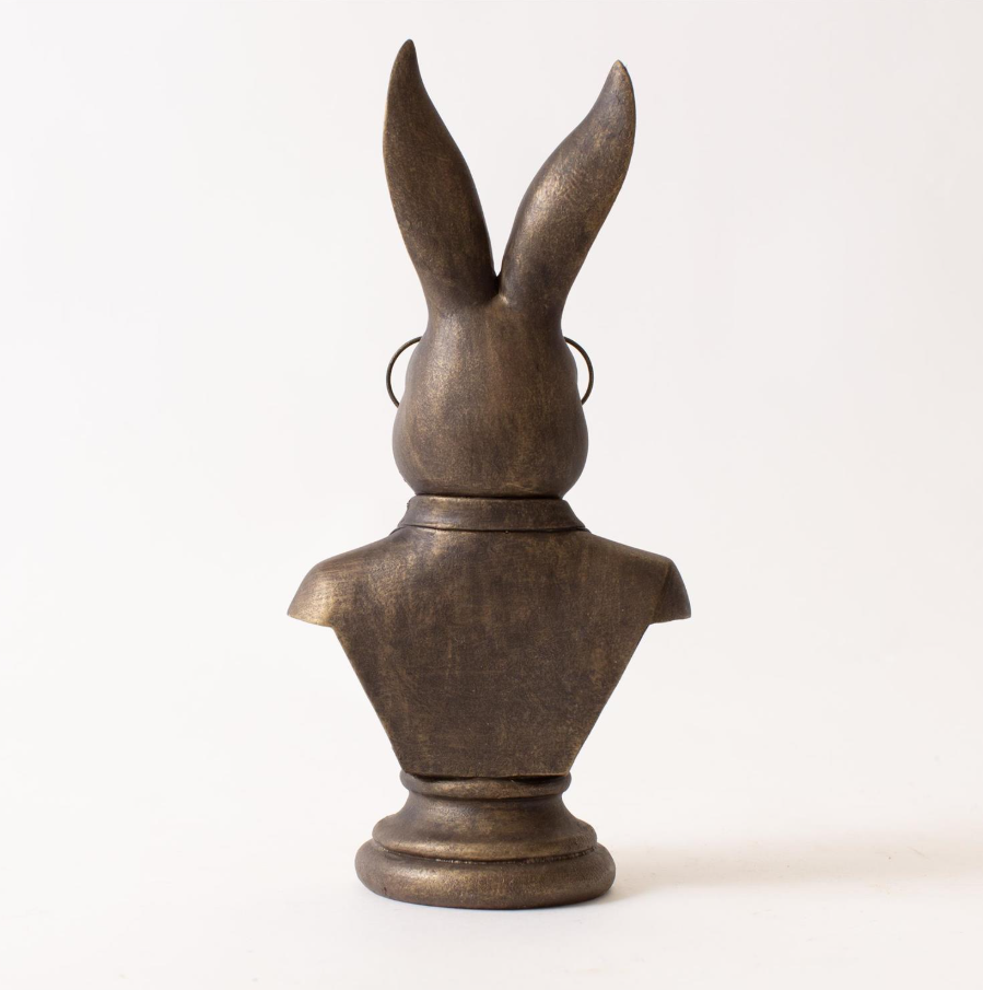 Bespectacled Rabbit Bust