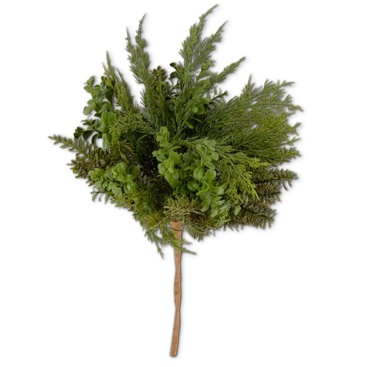 Real Touch Boxwood/Mixed Pine Bush