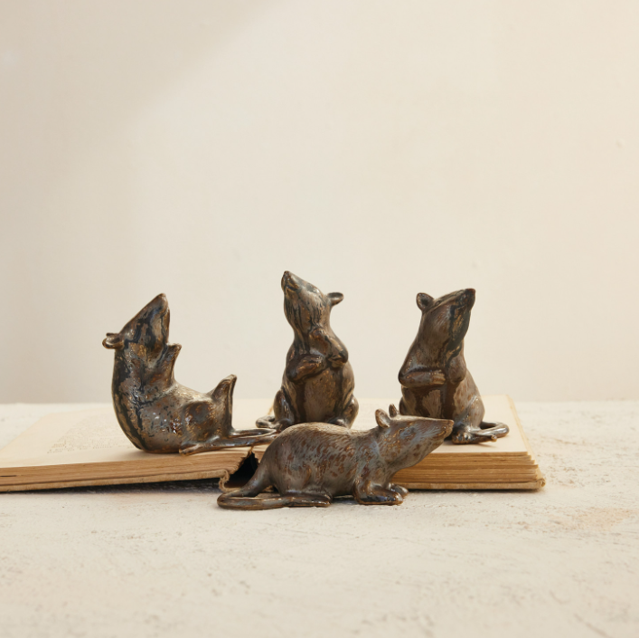 Stoneware Rat - 4 STLES