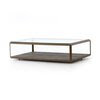 Shagreen Brass Shadow Box Coffee Table