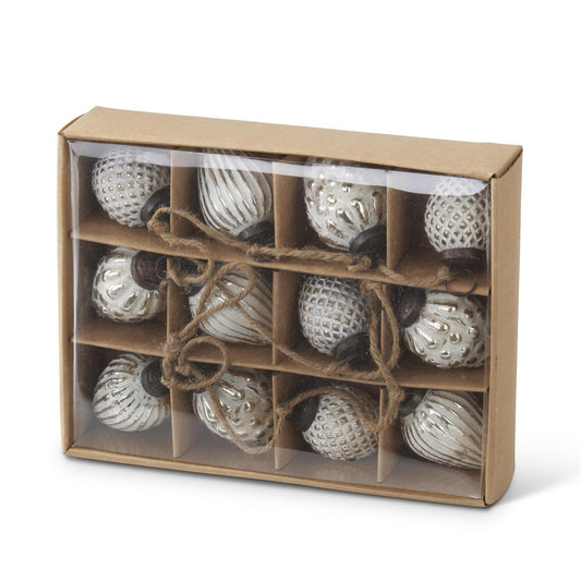MINI WHI ROUND ORNAMENT