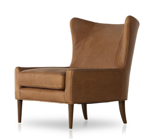 Marlow Wing Chair - Palermo Cognac