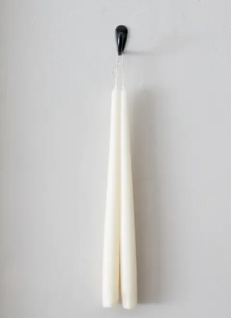 Ivory Taper Candles - SET OF 2