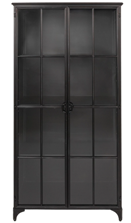 Metal Cabinet with Glass Door