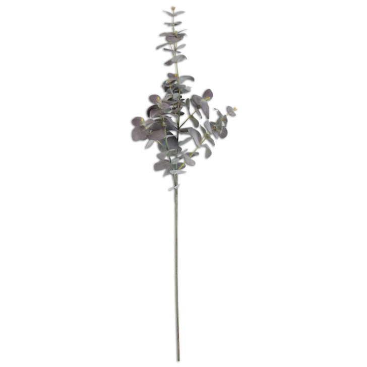 38.5 Inch Powdered Purple Eucalyptus Spray