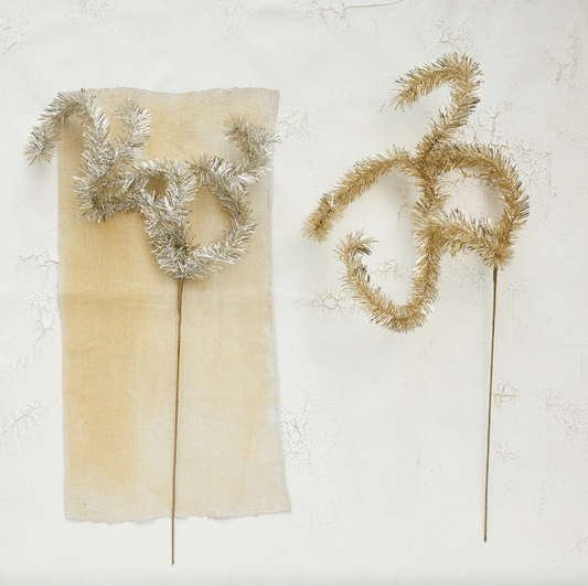 Antique Tinsel Stem - Gold