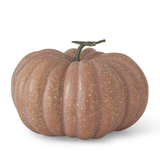 10" Brown Speckled Pumpkin