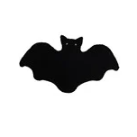 Sherpa Black Bat Pillow