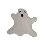 Sherpa White Ghost Pillow