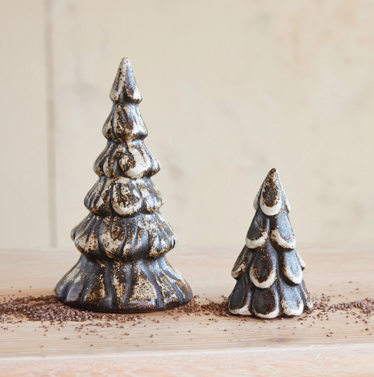 Matte Brown Stoneware Tree