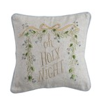 "OH HOLY NIGHT" Pillow