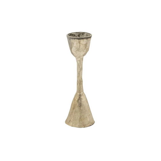 Antique Silver Hand-Forged Taper Holder