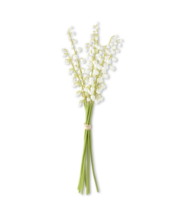 White Real Touch Lily of The Valley