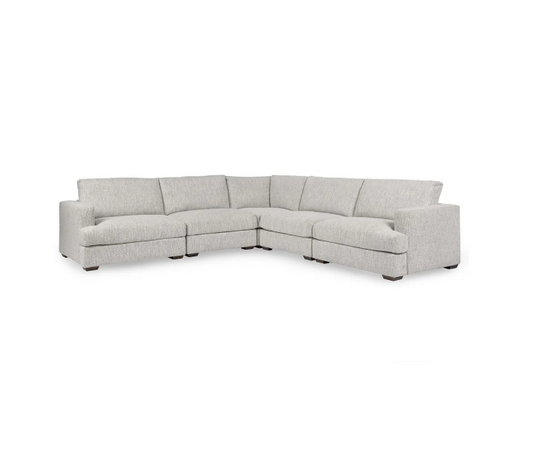 Ludwig Ivory Sectional 132"