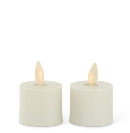 2" Luminara Indoor Tealight - WHITE