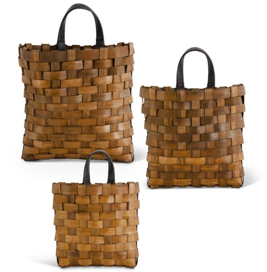 Woven Hanging Basket - S