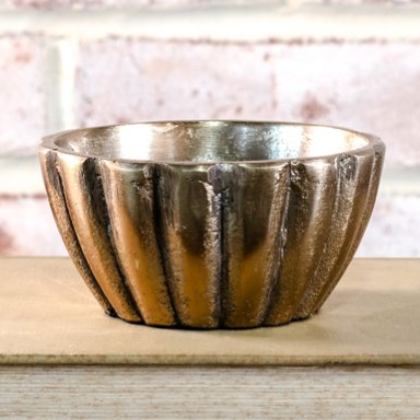 4" Champagne Alum Bowl