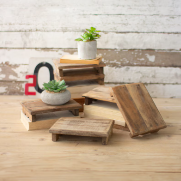 Repurposed Wooden Riser