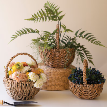 Seagrass Baskets w/ Handles