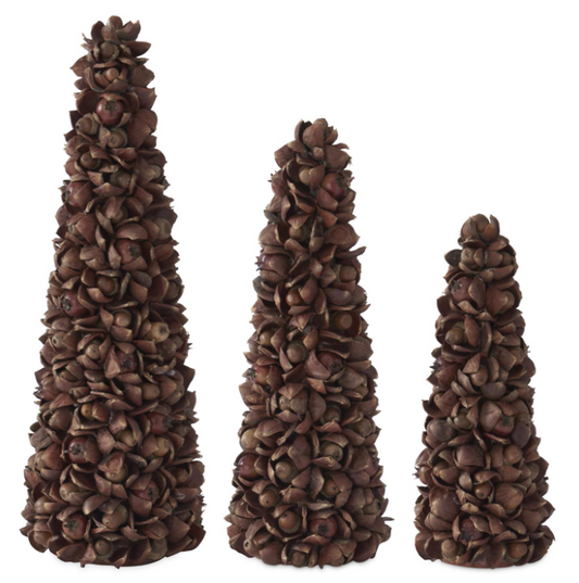 Pod Acorn + Rose Hip Cone Tree - L