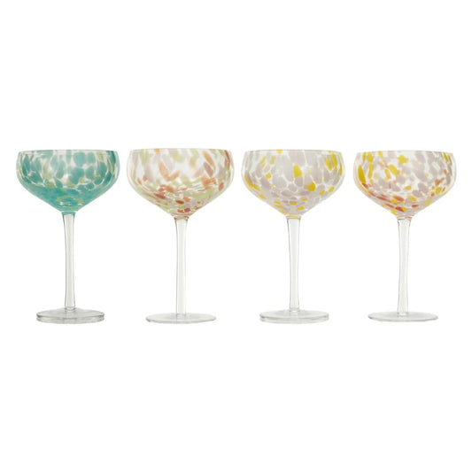 10oz.BLOWN CONFETTI CHAMAGNE