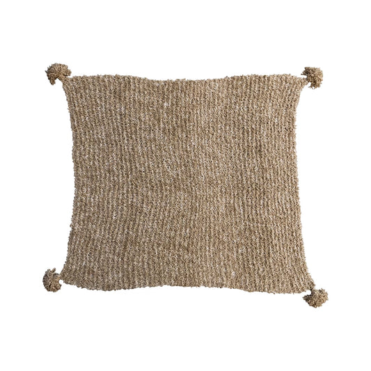 WOVEN FABRIC CHUNCKY KNIT THROW